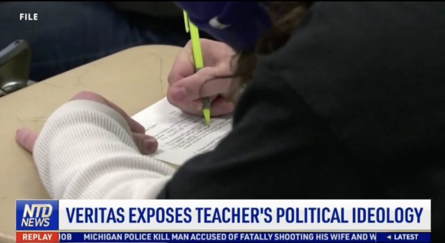 Veritas Exposes Teacher’s Political Ideology in Classroom