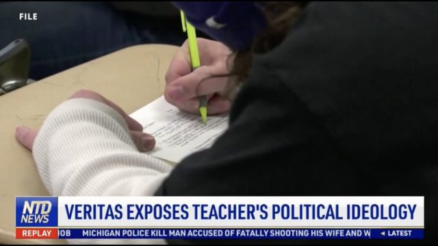 Veritas Exposes Teacher’s Political Ideology in Classroom