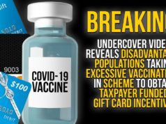 Disadvantaged Populations Taking Excessive Vaccines for Tax Funded Gift Card Incentive
