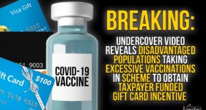 Disadvantaged Populations Taking Excessive Vaccines for Tax Funded Gift Card Incentive