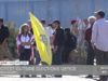 Protesters gather outside Maricopa County Elections Office
