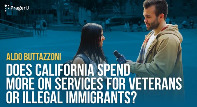 Does California Spend More on Services for Veterans or Illegal Immigrants?