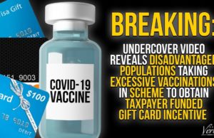Disadvantaged Populations Taking Excessive Vaccines for Tax Funded Gift Card Incentive