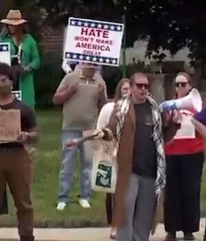 Sick Freaks Protest Outside Catholic School In Defense Of Trans Shooter